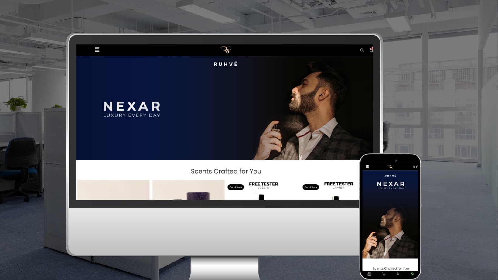 Ruhvé: WooCommerce Store for a Premium Perfume Brand