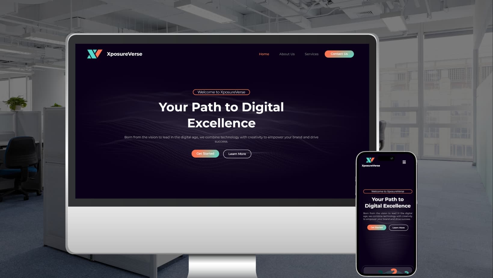 XposureVerse: Corporate Website for a Digital Marketing Company